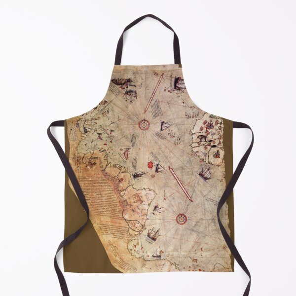 Item preview, Piri Reis world map designed and sold by SolidEarthArt.