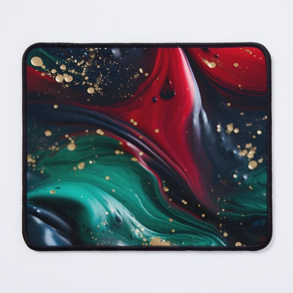 Item preview, Luxurious Watercolor Floors: Red, Green & Black Artistry designed and sold by Moo7shop.