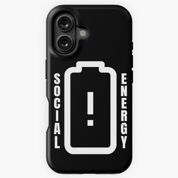 Item preview, Low On Coffee Social Battery designed and sold by ArtFromBeyond.