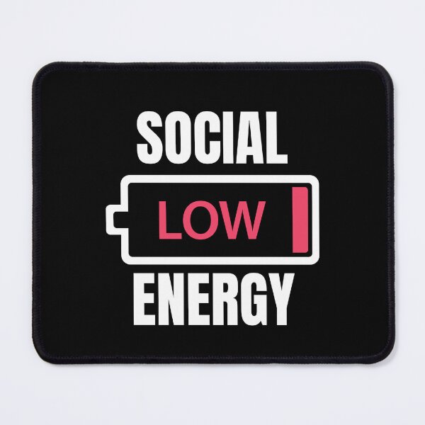 Item preview, Low On Coffee Social Battery designed and sold by ArtFromBeyond.