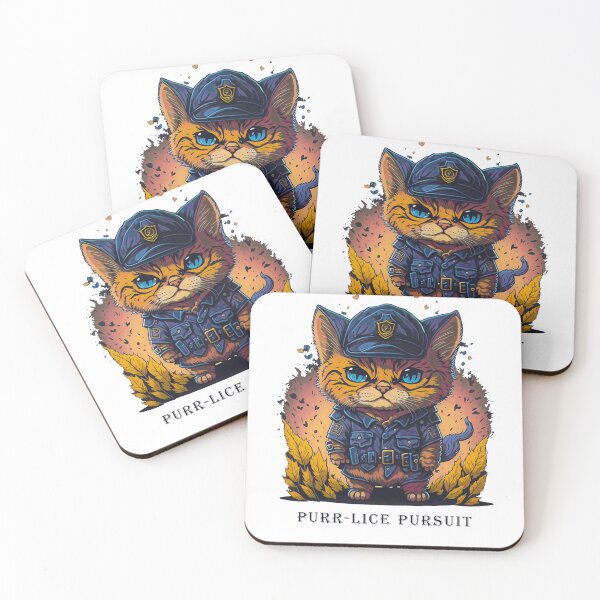 Item preview, Purr-lice Pursuit: A Whimsical Cat's Crime-Solving Adventure designed and sold by zax454.