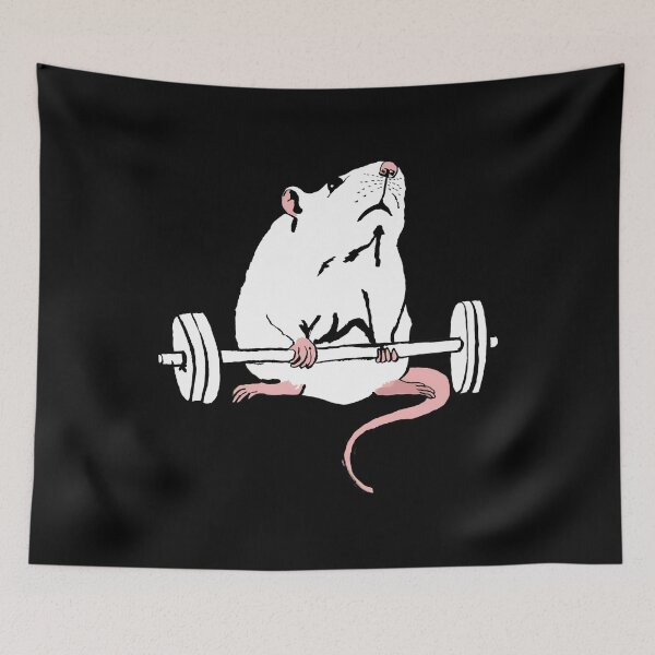 Item preview, Deadlift Rat   	 designed and sold by fryzurlappinu.