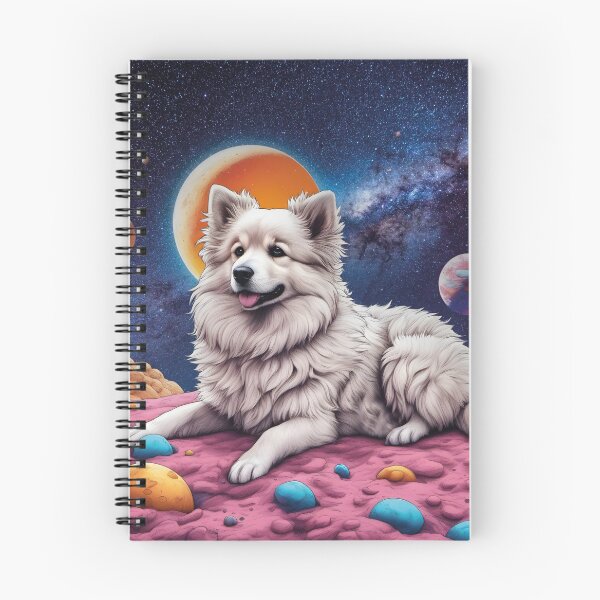 Item preview, kawaii dog on the moon designed and sold by Mauswohn.