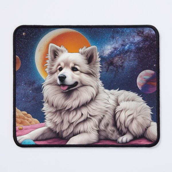 Item preview, kawaii dog on the moon designed and sold by Mauswohn.