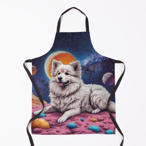 Item preview, kawaii dog on the moon designed and sold by Mauswohn.