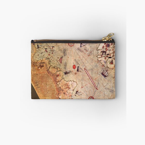 Item preview, Piri Reis world map (enhanced) designed and sold by SolidEarthArt.