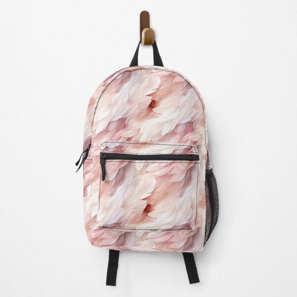 Item preview, Soft feathers in pink hues, repetitive pattern designed and sold by Caphira.