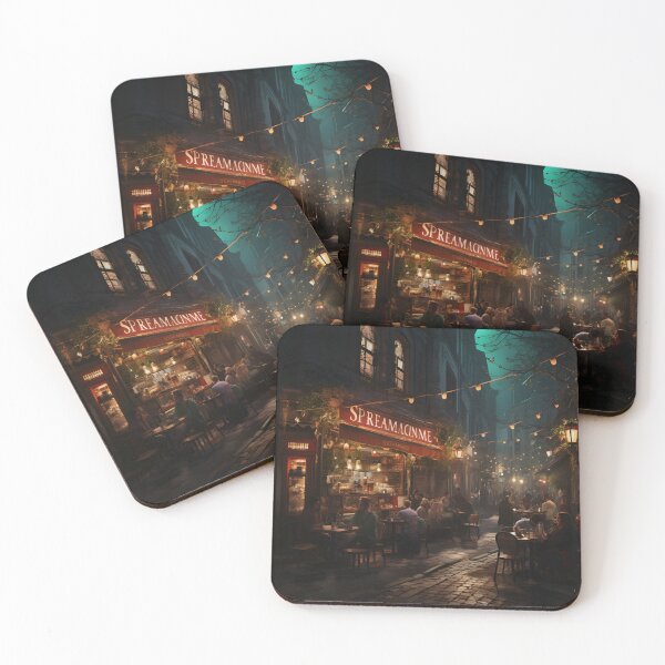 Item preview, people in the city at night designed and sold by Ticha-198.