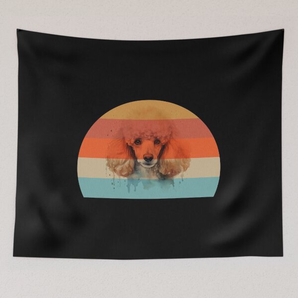 Item preview, Poodle Dog Retro designed and sold by franktact.