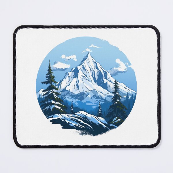 Item preview, Snowy Mountain Peak designed and sold by CJS-Art.
