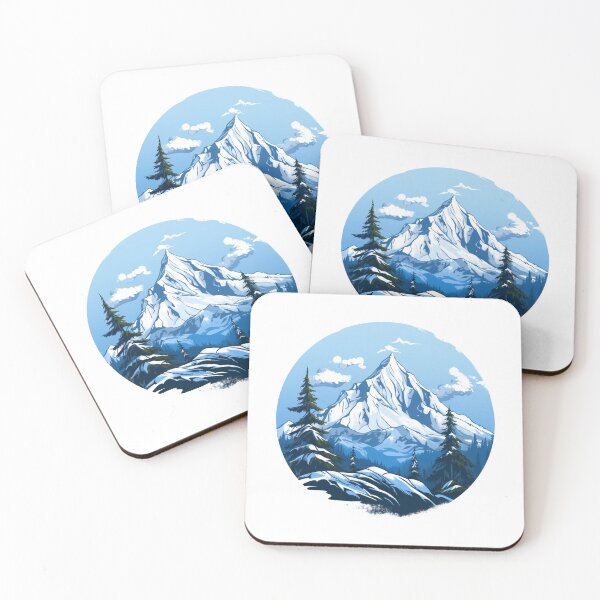 Item preview, Snowy Mountain Peak designed and sold by CJS-Art.