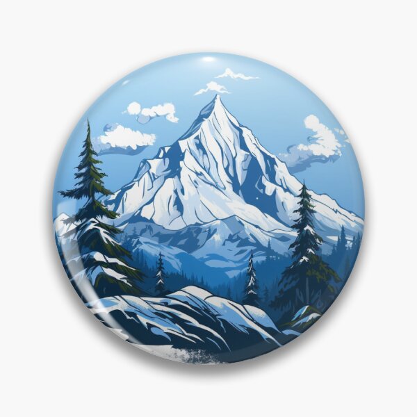 Item preview, Snowy Mountain Peak designed and sold by CJS-Art.