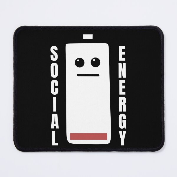 Item preview, Low On Coffee Social Battery designed and sold by ArtFromBeyond.