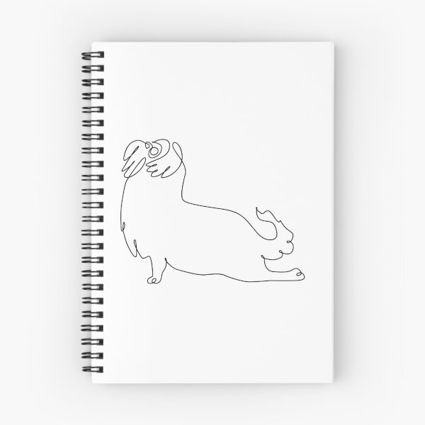 Item preview, One Line Shih Tzu Upward Facing Dog designed and sold by Huebucket.