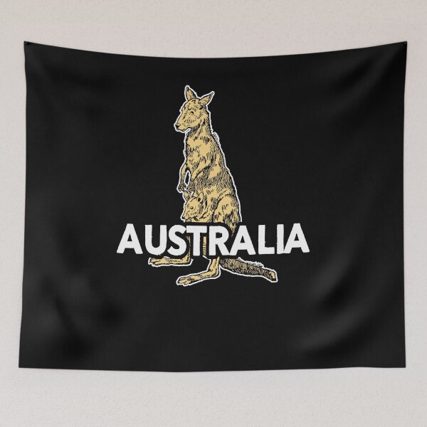 Item preview, Canguro australiano con Joey | Mamífero, animales, marsupial designed and sold by encyclo-art.