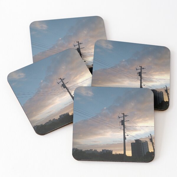 Artikelvorschau, 台灣傍晚前的天空與電線杆 Der Himmel und Strommasten vor dem Abend in Taiwan entworfen und verkauft von Xieurabbit.