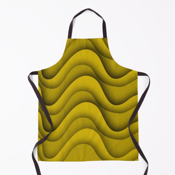 Item preview, Gold waves with shadow designed and sold by itsggdesigns.