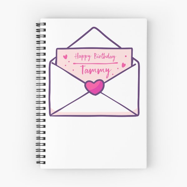 Item preview, Happy Birthday Tammy Name - Love Letter designed and sold by  OKINTA.