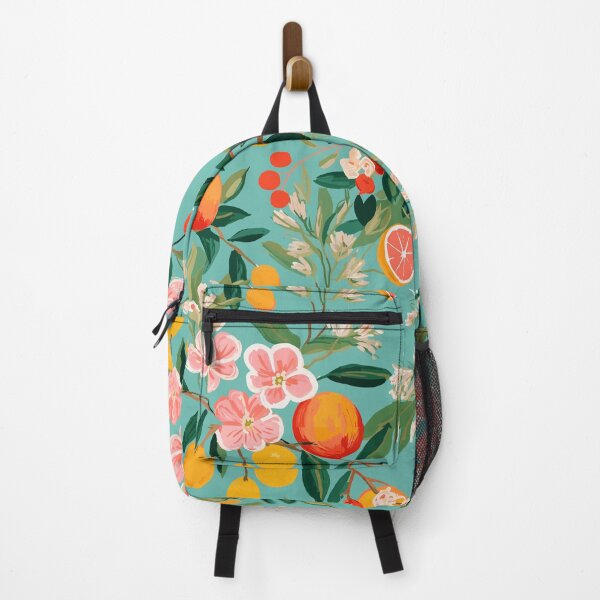Item preview, Cute Orange Floral Blossom Fruit Print designed and sold by meggydesigns.
