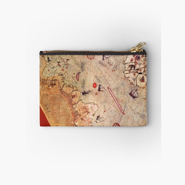 Item preview, Piri Reis world map (illustration) designed and sold by SolidEarthArt.