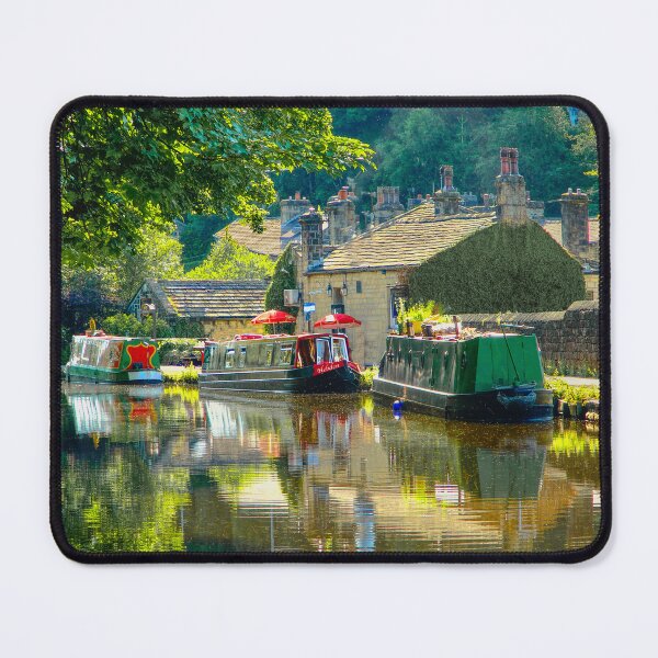 Item preview, Summer Evening Rochdale Canal Hebden Bridge designed and sold by Alisonchambers2.