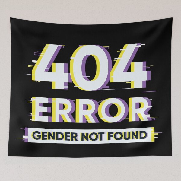 Item preview, 404 Gender not found designed and sold by lazarusheart.