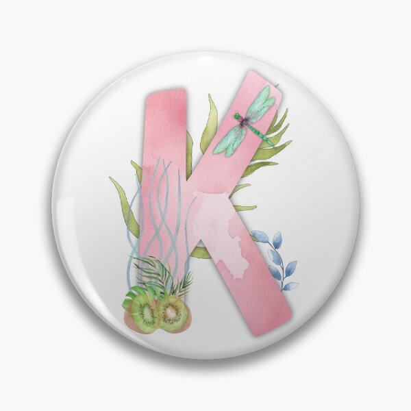 Item preview, Alphabet Letter K in Watercolors!  Kickstart Learning with 'K'iwi Back-to-School Tropical Adventure! designed and sold by Sun Sand & Sea Art.