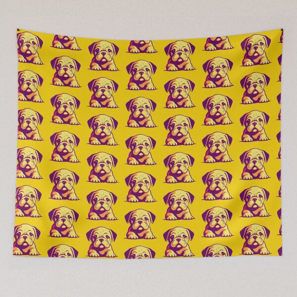Item preview, Cachorro bulldog Pop art Nº 3K designed and sold by Bauani.