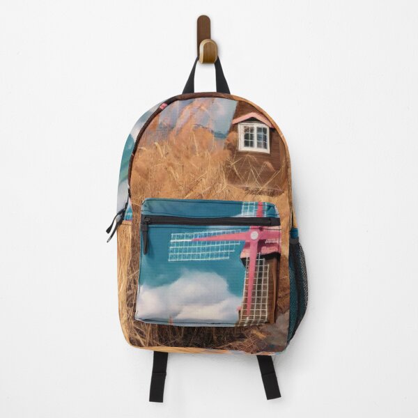 Item preview, Brown Windmill countryside painting designed and sold by JapKo.
