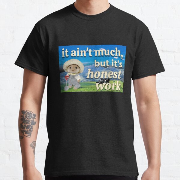 Item preview, It ain_t much, but it_s honest work calico critter farmer designed and sold by GladysNorwood.
