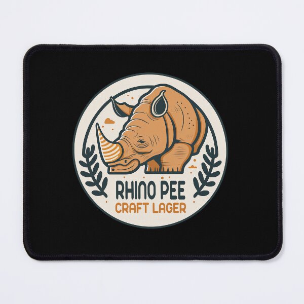Item preview, Rhino Pee - Craft Lager designed and sold by Totalthrive.