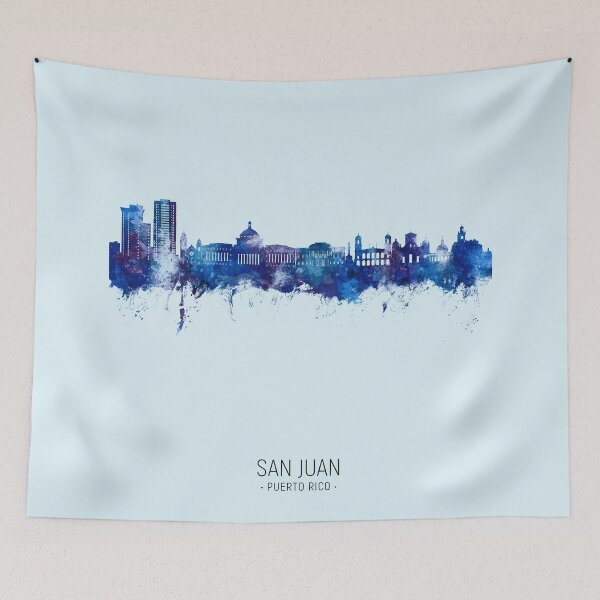 Item preview, San Juan Puerto Rico Skyline designed and sold by ArtPrints.