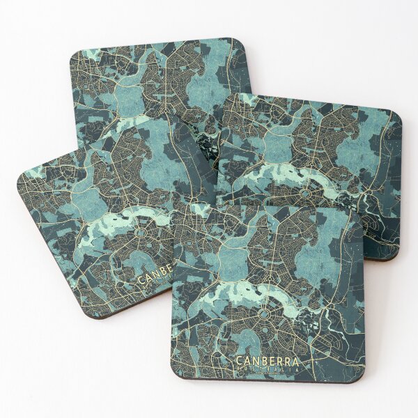 Item preview, Canberra City Map of Australia - Summer designed and sold by deMAP.