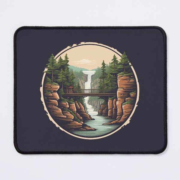 Item preview, Waterfall in Forest Canyon designed and sold by CJS-Art.