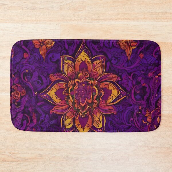 Item preview, Retro Abstract Multi Color floral Pattern designed and sold by Md Rashid  Hasan.