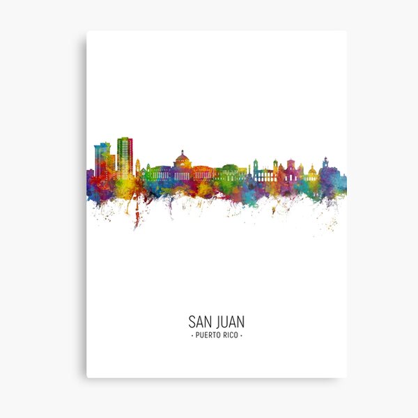 Item preview, San Juan Puerto Rico Skyline designed and sold by MICHAEL TOMPSETT.