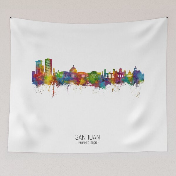 Item preview, San Juan Puerto Rico Skyline designed and sold by ArtPrints.