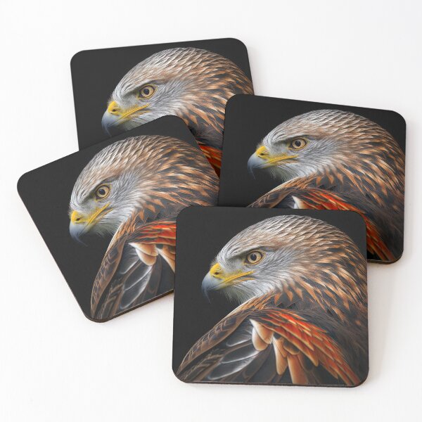 Item preview, Red Kite bird head designed and sold by InfigoArt.