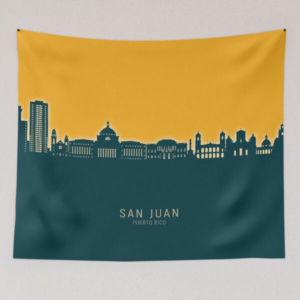 Item preview, San Juan Puerto Rico Skyline designed and sold by ArtPrints.