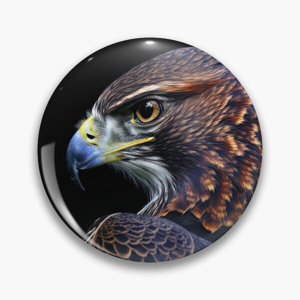 Item preview, Hawk bird head designed and sold by InfigoArt.