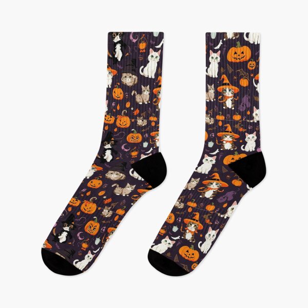 Item preview, Whimsical Autumn Season Halloween Theme Cats 25 designed and sold by Rae-SunshineArt.