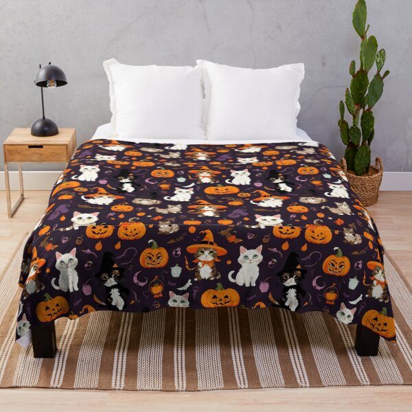 Item preview, Whimsical Autumn Season Halloween Theme Cats 25 designed and sold by Rae-SunshineArt.