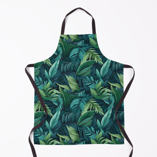 Item preview, Green Tropical Leaves Seamless Pattern designed and sold by PatternVogue.
