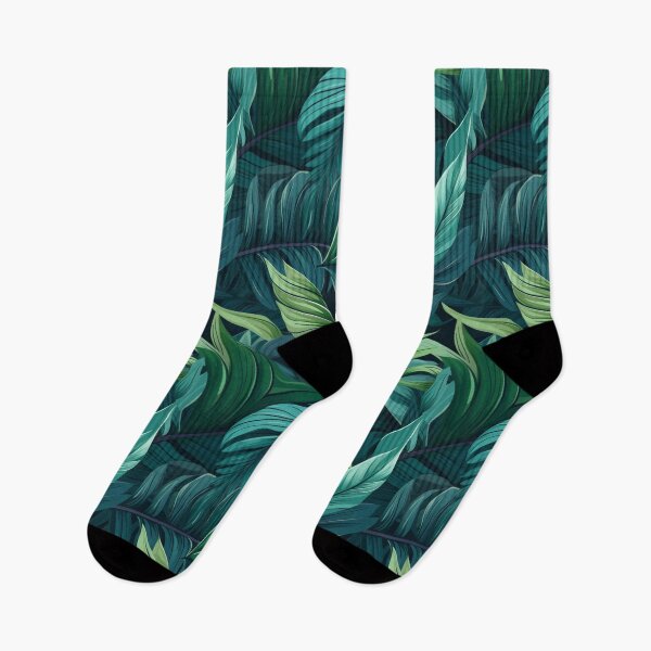 Item preview, Green Tropical Leaves Seamless Pattern designed and sold by PatternVogue.
