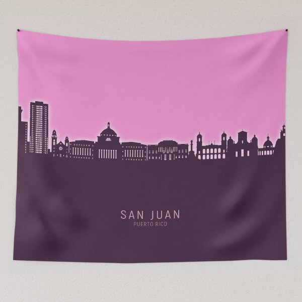 Item preview, San Juan Puerto Rico Skyline designed and sold by ArtPrints.