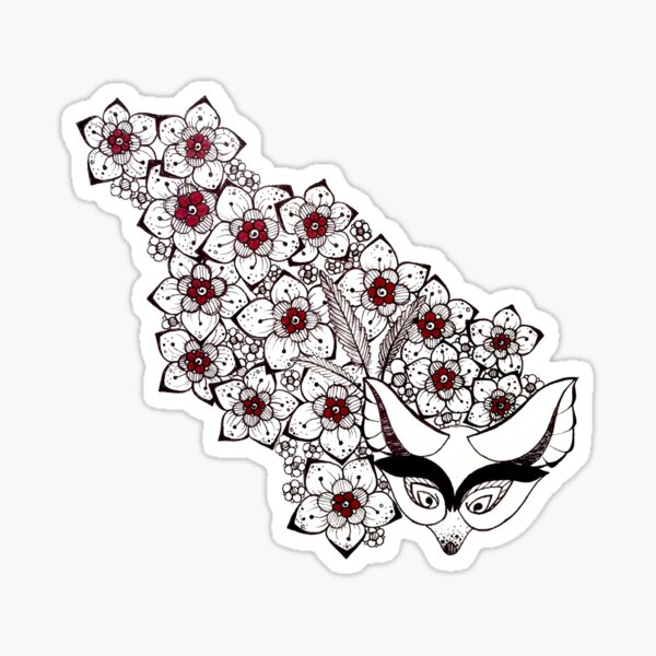 Item preview, fox designed and sold by hEr-Encre.