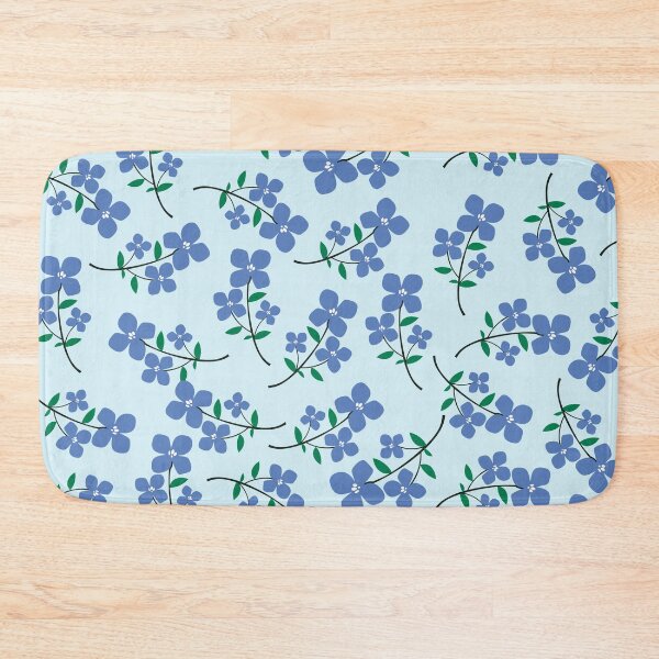 Item preview, Blue tiny flowers  designed and sold by Chirayu1111.