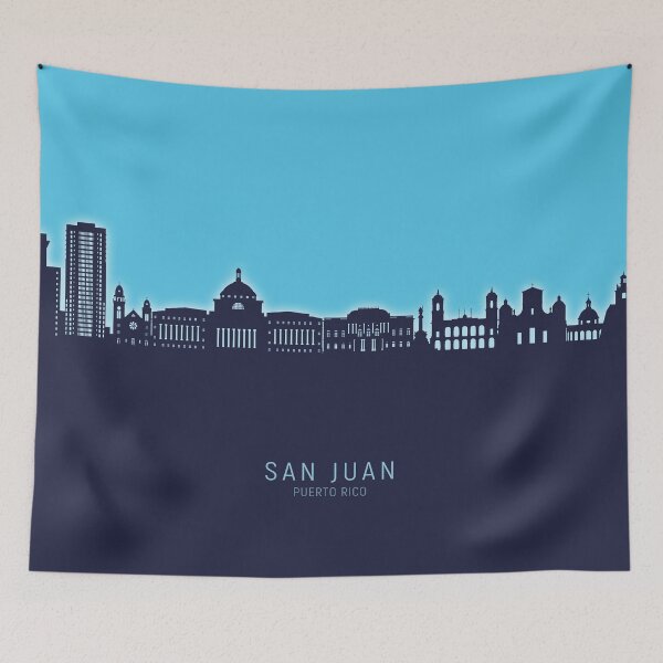 Item preview, San Juan Puerto Rico Skyline designed and sold by ArtPrints.