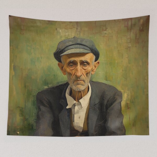 Item preview, Sad Faced Man in Grey Suit designed and sold by YoPedro.