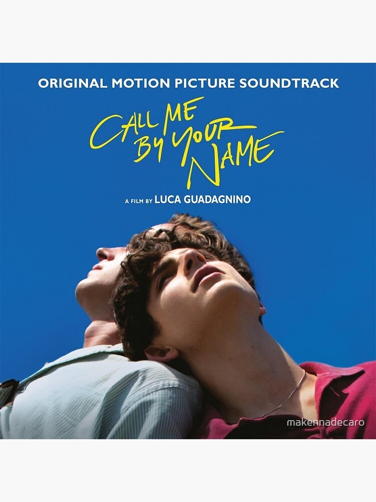 Call Me By Your Name Soundtrack Cover Greeting Card By Makennadecaro Redbubble